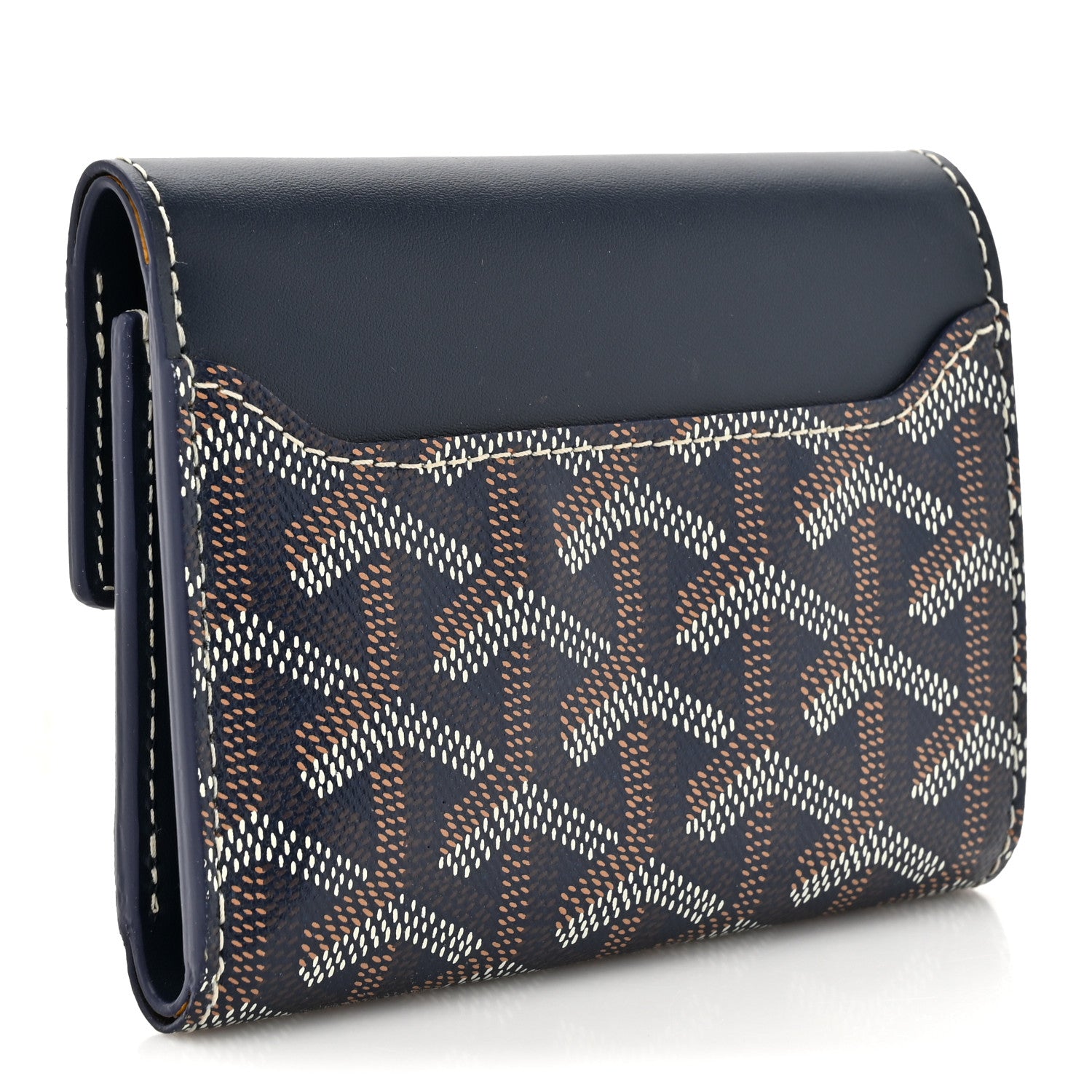 Goyard Goyardine Saint-Gabriel Compact Wallet Blue 3 of 8