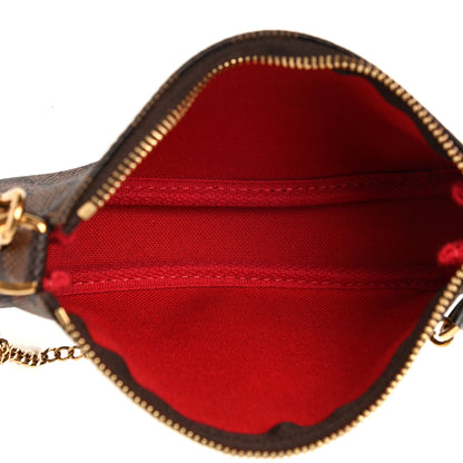 Louis Vuitton Damier Ebene Mini Pochette Accessories 5 of 7