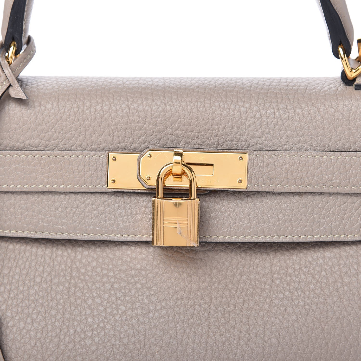Hermes Togo Kelly Retourne 28 Gris Tourterelle 10 of 14