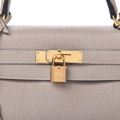 Hermes Togo Kelly Retourne 28 Gris Tourterelle 10 of 14