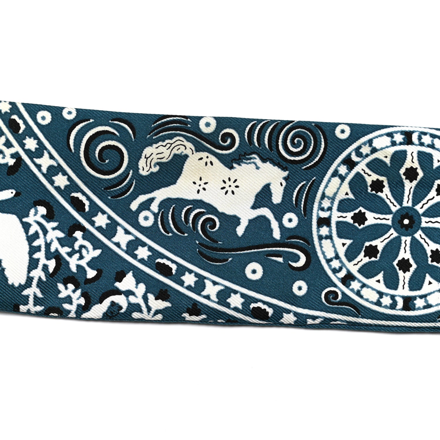 Hermes Silk Peuple Du Vent Bandana Twilly 5 of 5