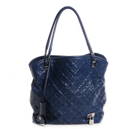 Louis Vuitton Monogram Lambskin Antheia Lilia GM Indigo 1 of 7