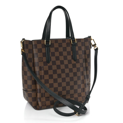 Louis Vuitton Damier Ebene Belmont PM Black 3 of 8