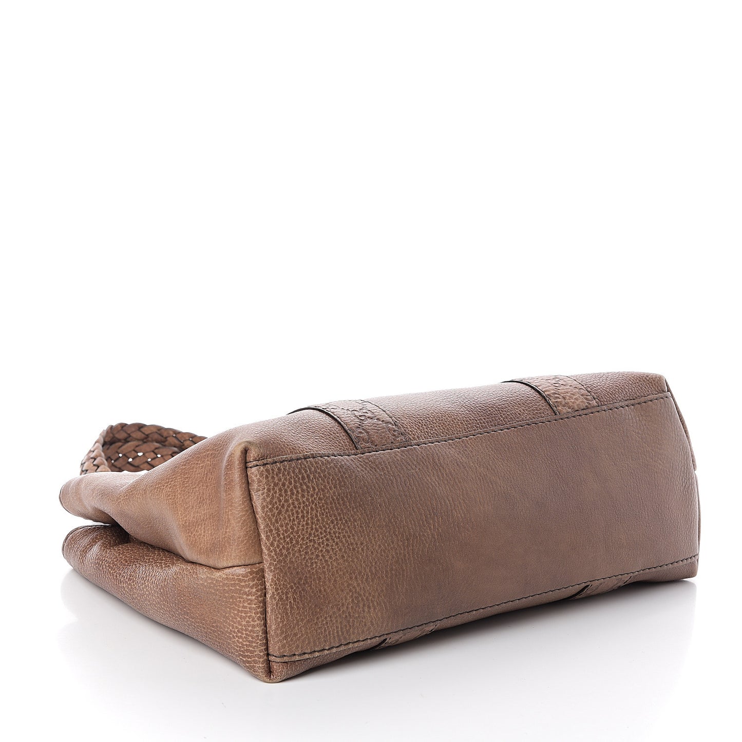 Calfskin Medium Bamboo Bar Tote Bag Brown