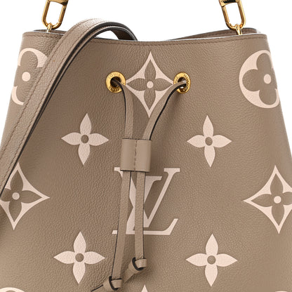 Louis Vuitton Empreinte Monogram Giant Neonoe MM Tourterelle Creme 7 of 10