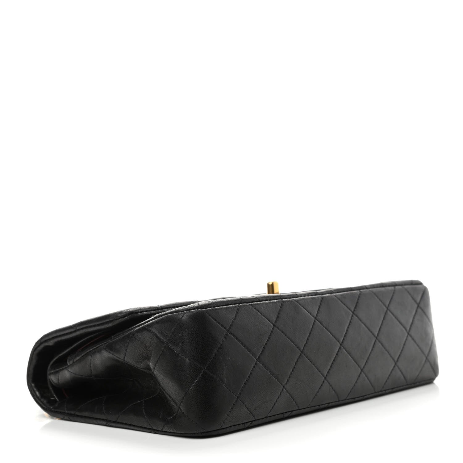 Chanel Lambskin Quilted Small Double Flap Black 3 of 5