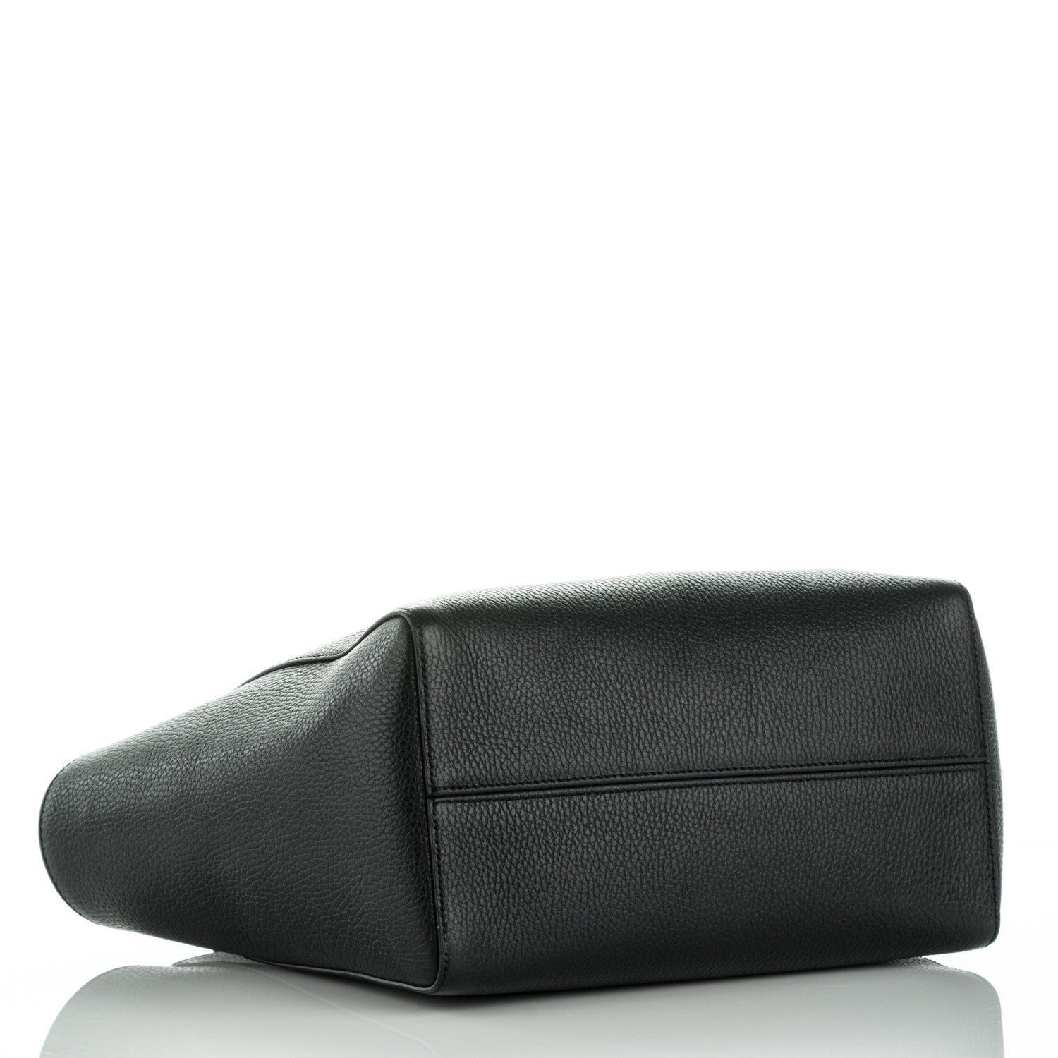 Gucci Pebbled Calfskin Small Swing Tote Black 4 of 7