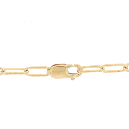 Tiffany 18K Yellow Gold Diamond Medium Lock Pave Pendant Necklace 4 of 6