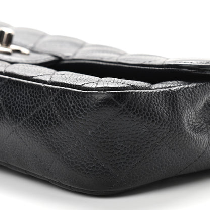 Chanel Caviar Quilted East West Flap Black 10 of 10