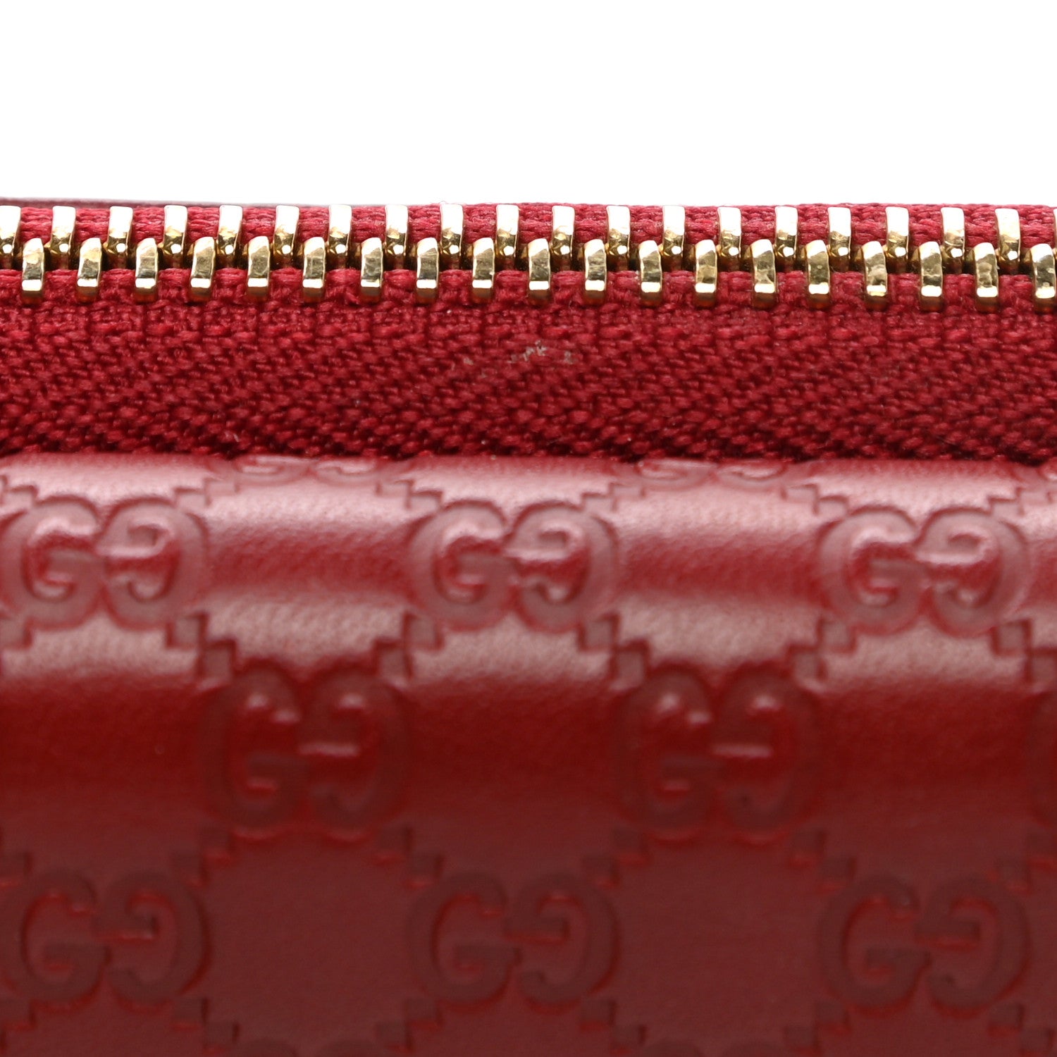 Gucci Soft Microguccissima Continental Zip Wallet Red 11 of 14