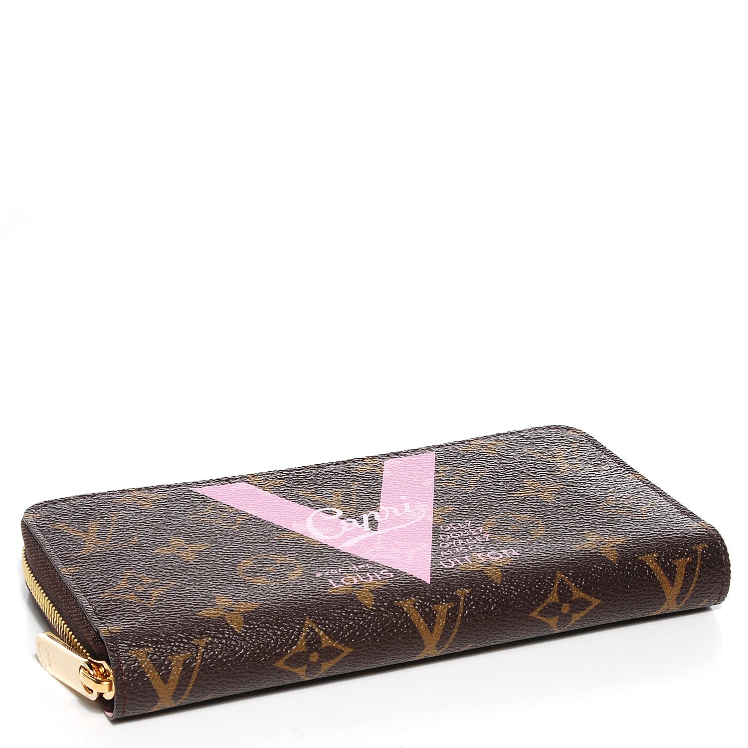 Louis Vuitton Monogram Capri V Zippy Wallet Rose Ballerine 4 of 8