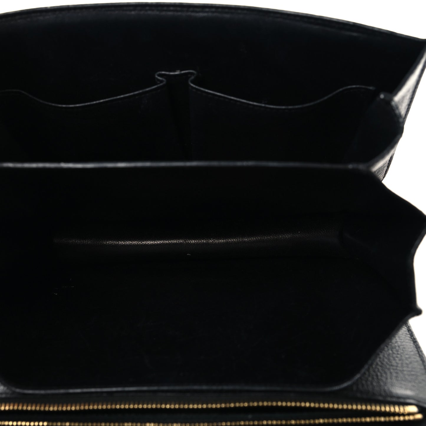 Goatskin Medium Classic Box Flap Bag Black