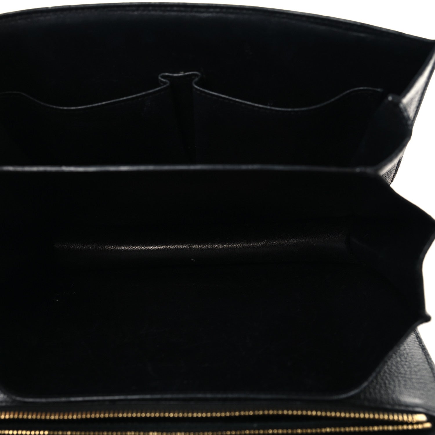 Celine Goatskin Medium Classic Box Flap Bag Black 5 of 15
