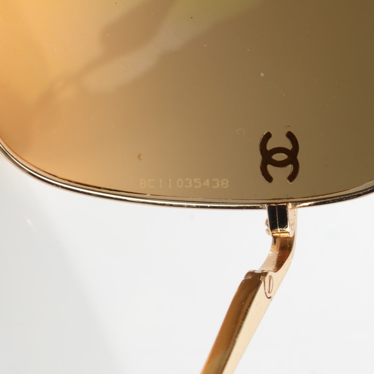 Lambskin CC Sunglasses 4190-T-Q Gold