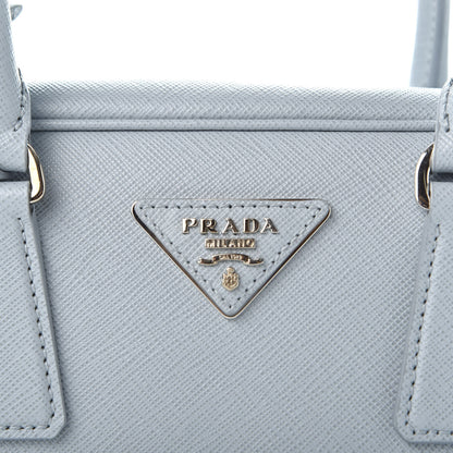 Prada Saffiano Lux Bauletto Lago 9 of 9