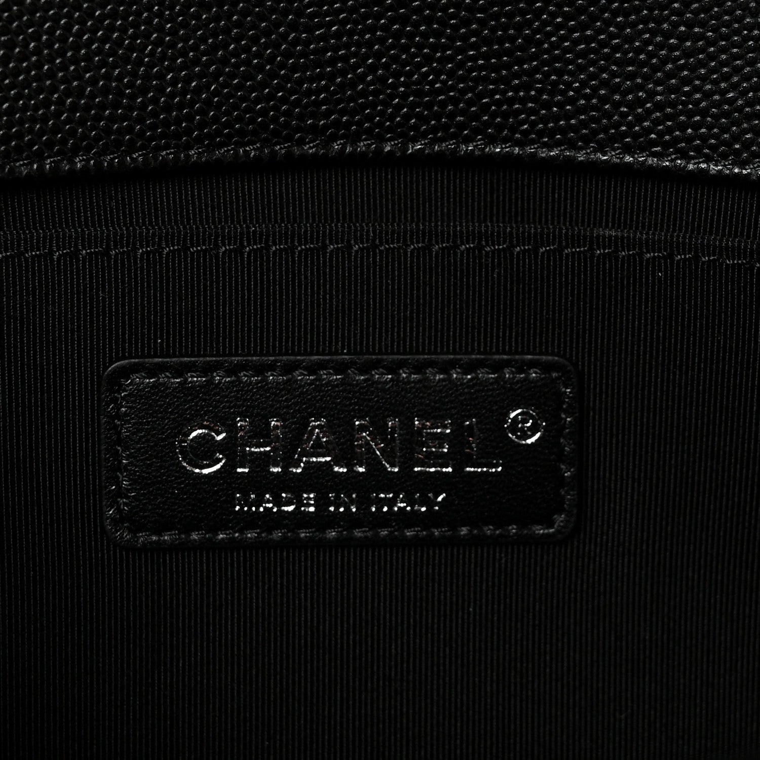 Chanel Caviar Quilted Medium Boy Flap Black 6 of 10