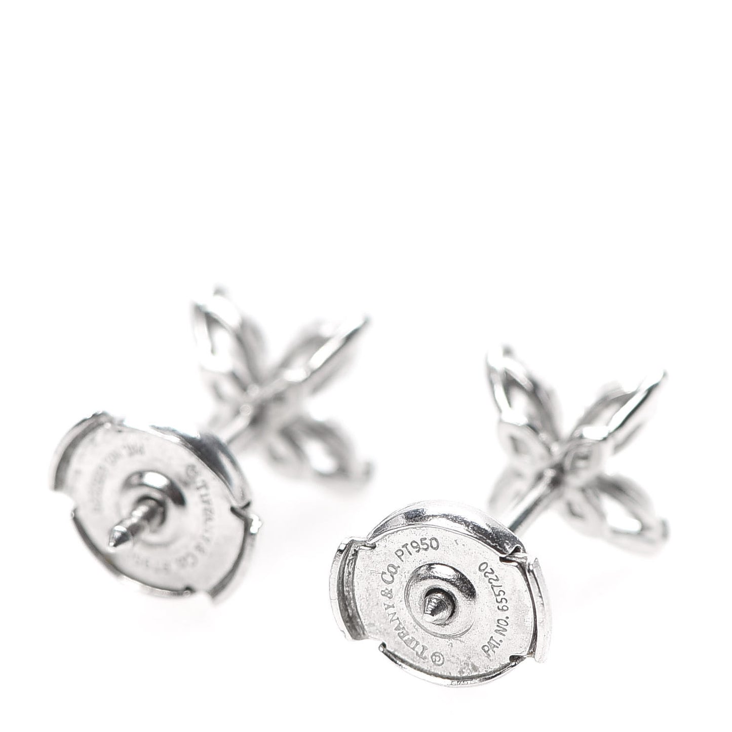 Platinum Diamond .70ct Victoria Earrings