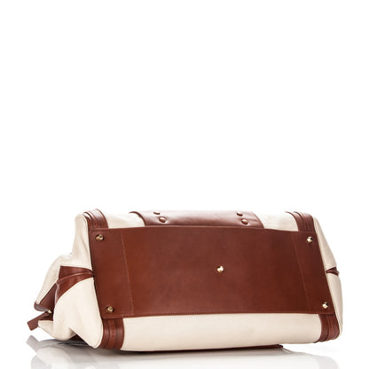 Chloe Calfskin Large Alice Satchel Husky White 4 of 8