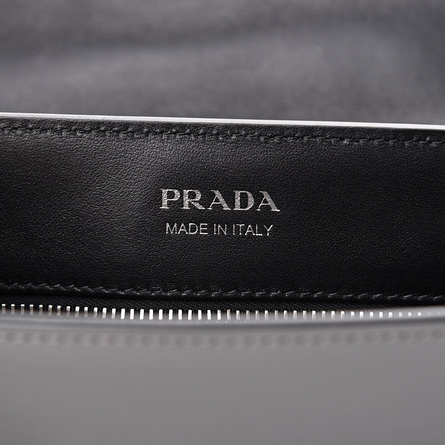 Prada City Calf Ribbon Shoulder Bag Cammeo Bianco Marmo 5 of 12