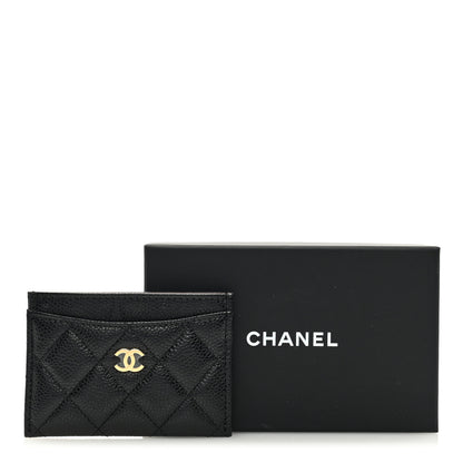 Chanel Caviar Quilted Card Holder Black 8 of 8