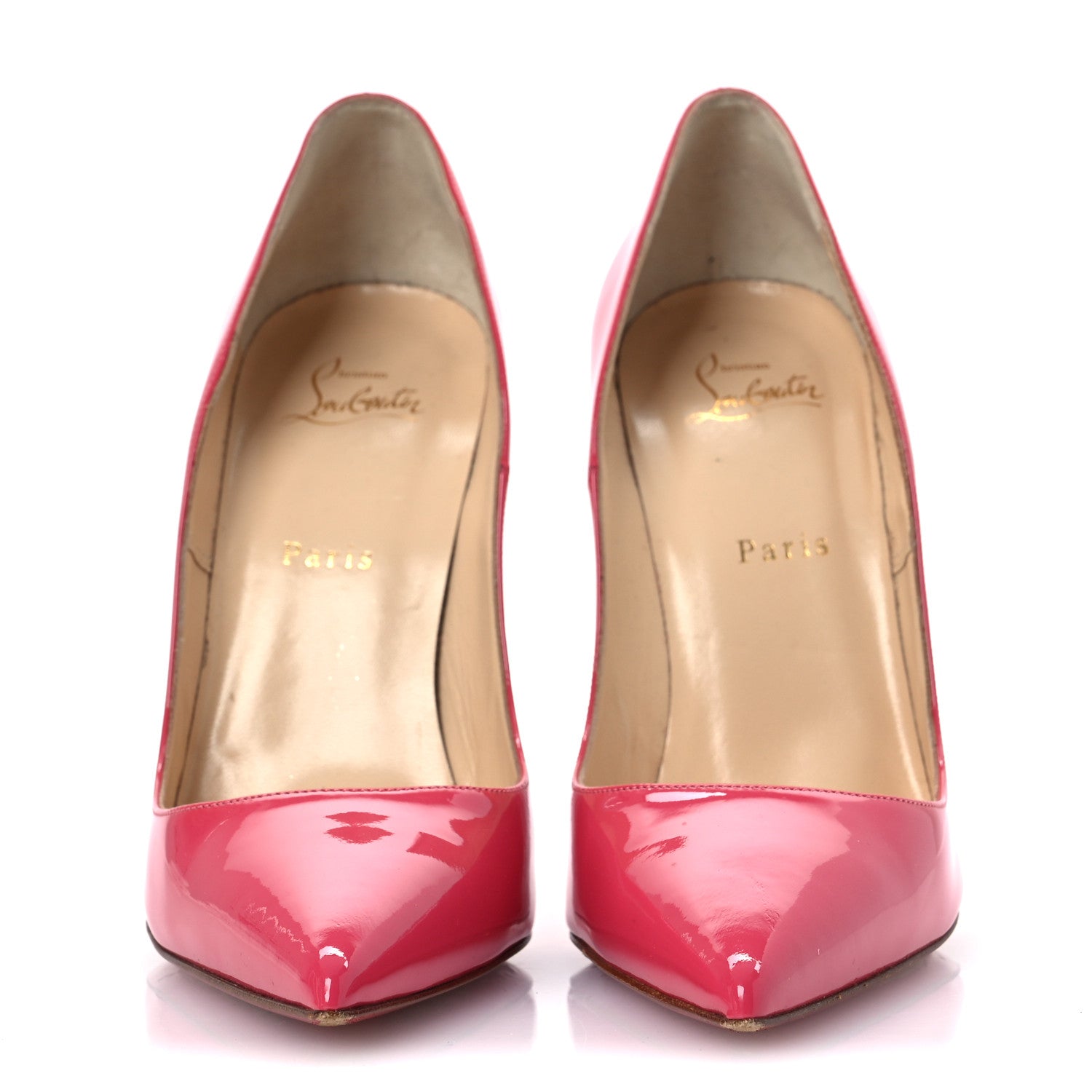 Christian Louboutin Patent Pigalle Follies 100 Pumps 41 Pinky 3 of 11