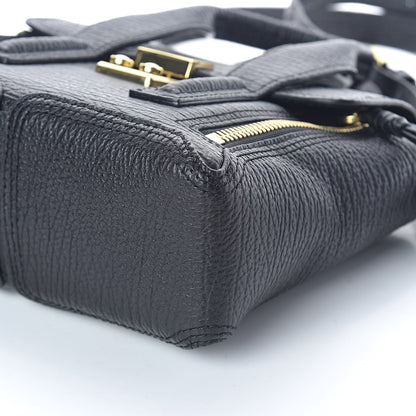 3.1 Phillip Lim 3.1 Textured Calfskin Mini Pashli Satchel Black 8 of 8