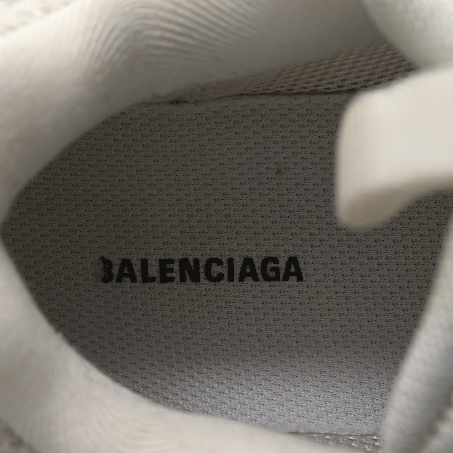 Balenciaga Rubber Mesh Fabric Monocolor Recycled Sole Womens Track Sneakers 37 White Multicolor 8 of 10