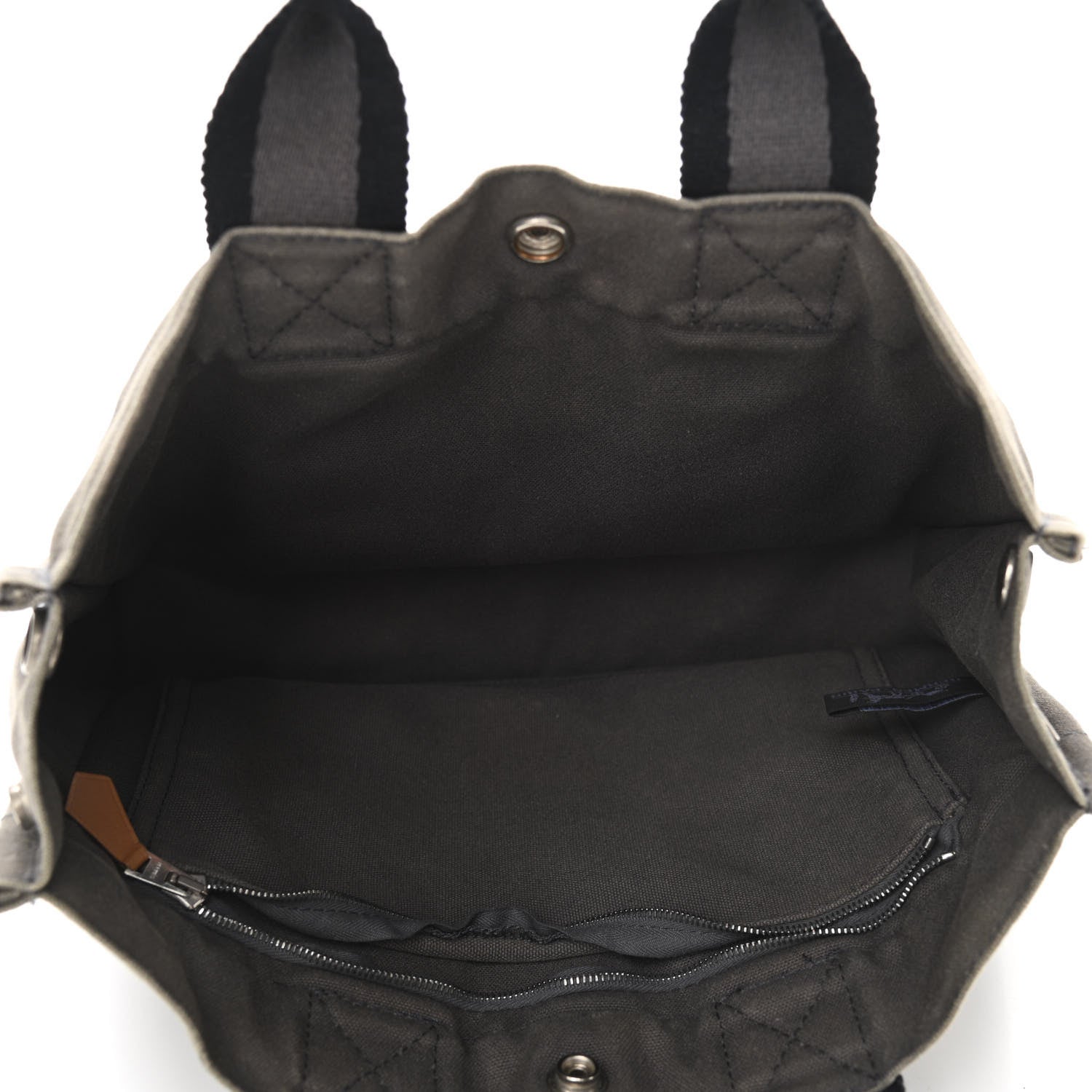 Hermes Canvas Fourre Tout PM Grey 5 of 9