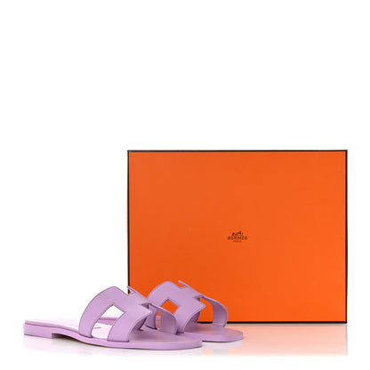 Hermes Epsom Oran Sandals 40 Violet Amethyste 9 of 9