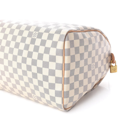 Louis Vuitton Damier Azur Speedy 35 6 of 18