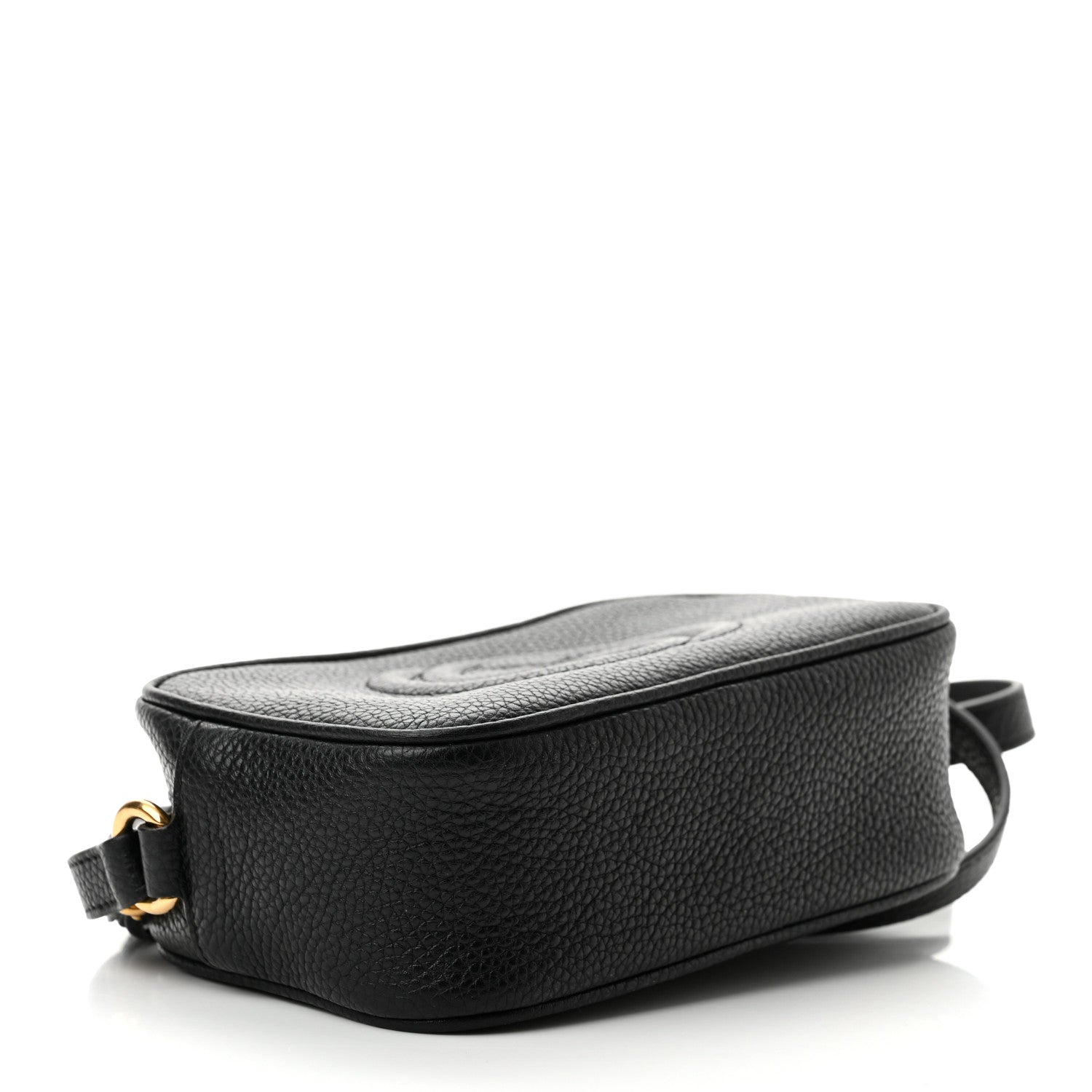 Gucci Pebbled Calfskin Mini Soho Disco Bag Black 4 of 10