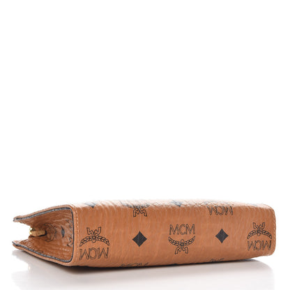 MCM Visetos Small Zip Pouch Cognac 4 of 9