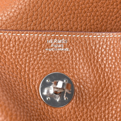 Hermes Taurillon Clemence Lindy 30 Gold 8 of 13