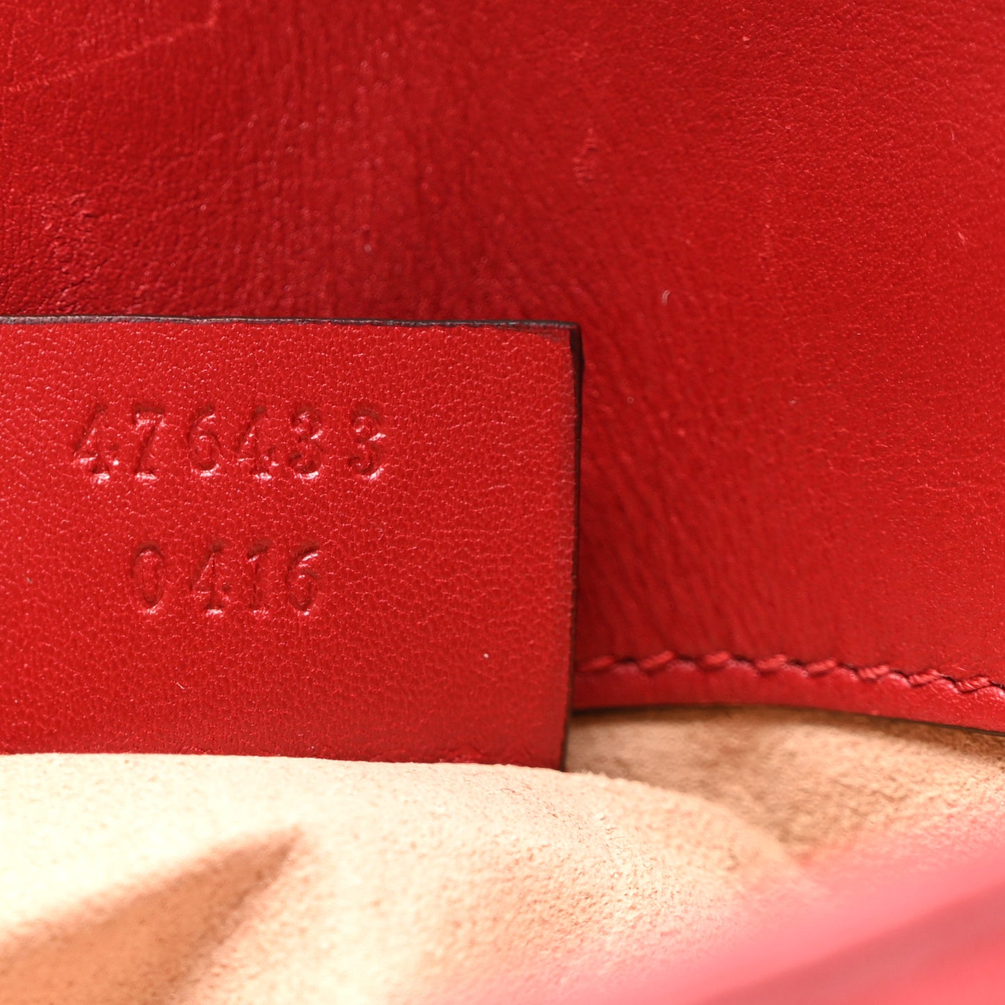 Calfskin Matelasse Super Mini GG Marmont Shoulder Bag Hibiscus Red