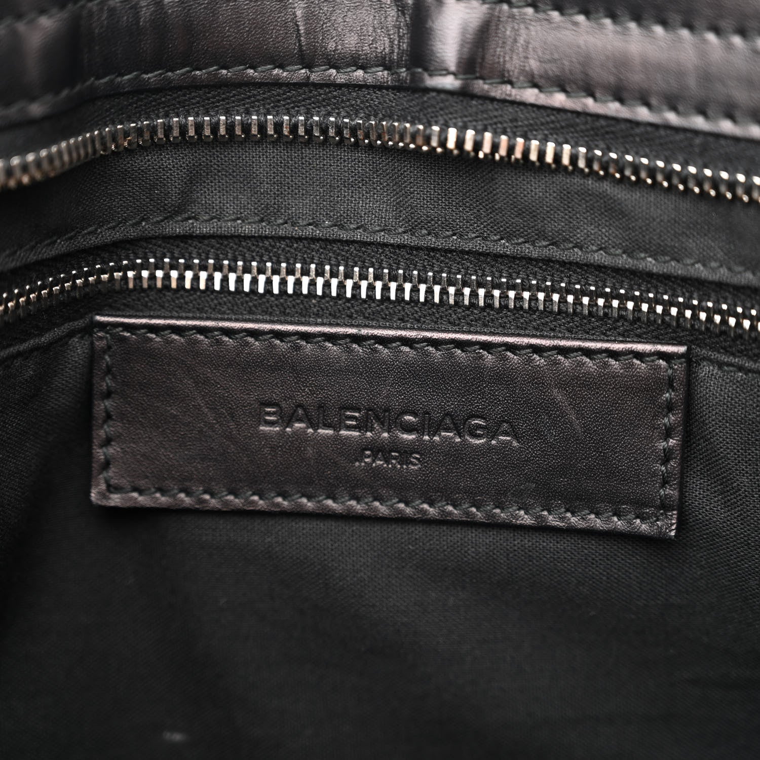 Balenciaga Smooth Calfskin Metallic Patent Giant 12 Silver Hardware City Black Gris 6 of 11
