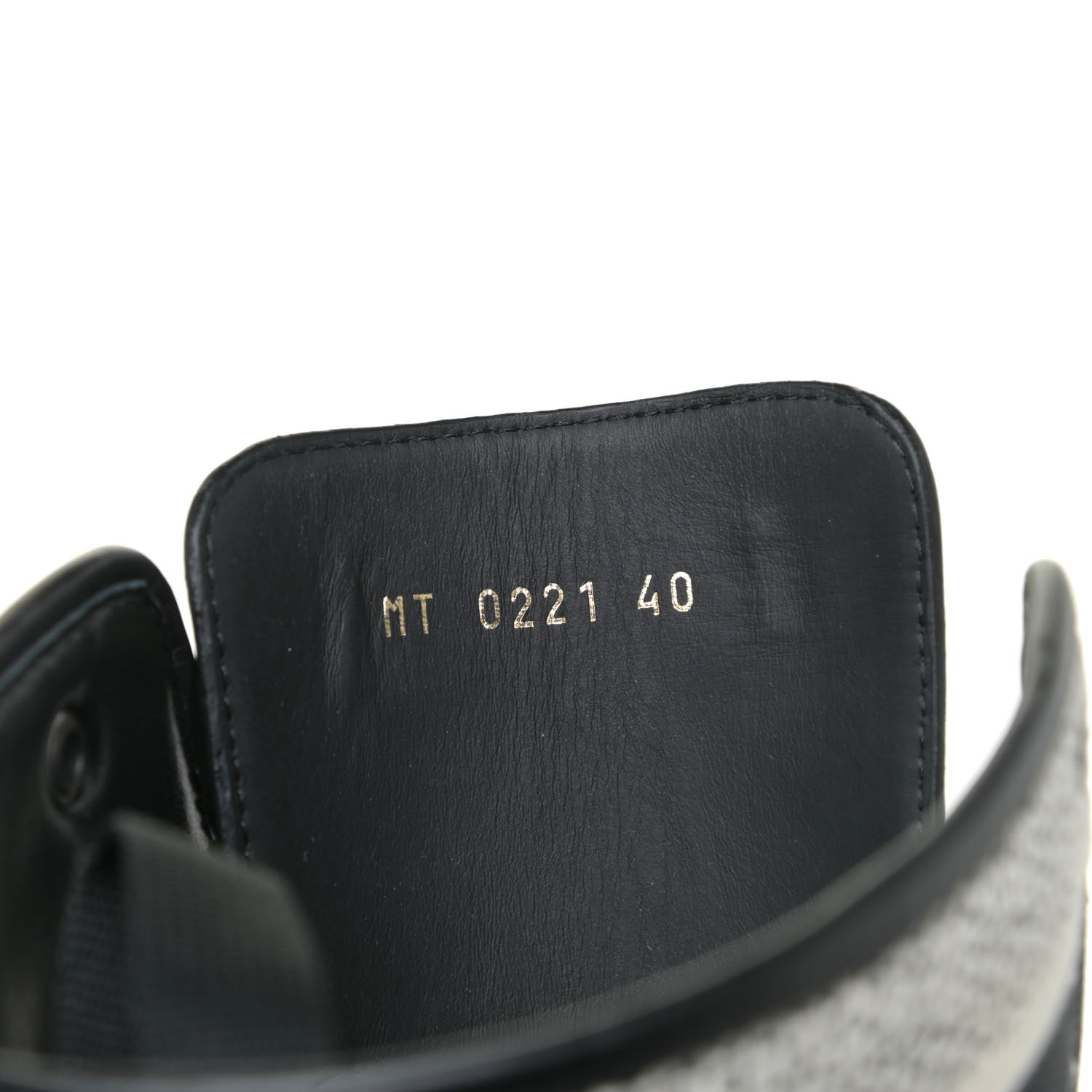 Christian Dior Calfskin Technical Fabric D-Major Ankle Boots 40 Black Taupe 9 of 10
