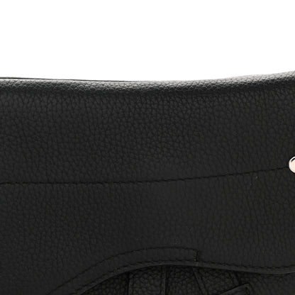 Christian Dior X KAWS Grained Calfskin Saddle Wristlet Black 7 of 10