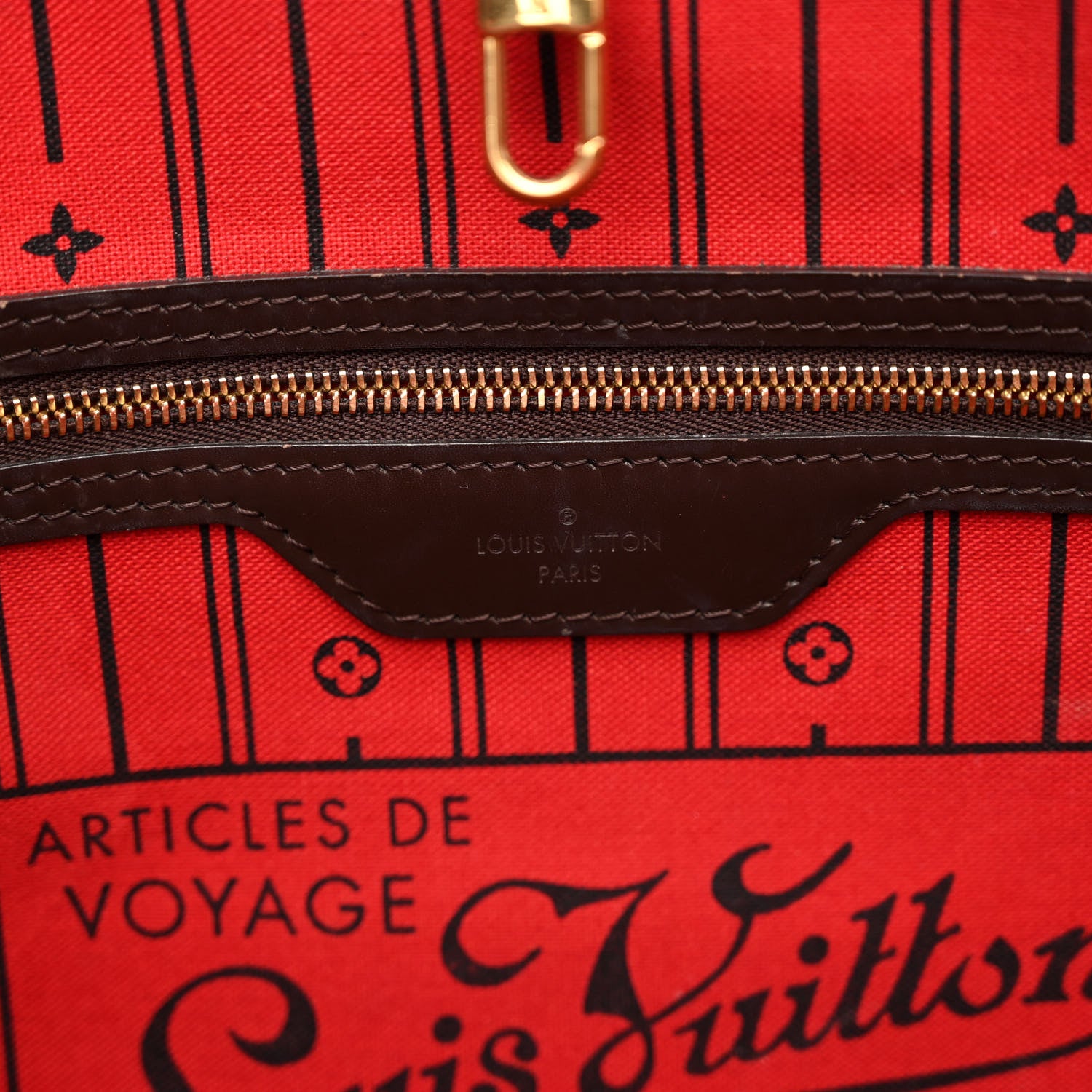 Louis Vuitton Damier Ebene Neverfull MM 6 of 11