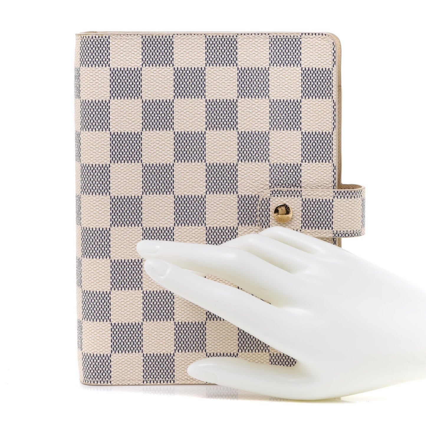 Damier Azur Medium Ring Agenda Cover