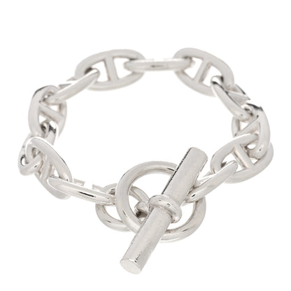 Hermes Sterling Silver MM Chaine d'Ancre Bracelet 1 of 4
