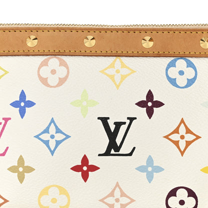 Louis Vuitton Monogram Multicolor Pochette Accessories White 8 of 12