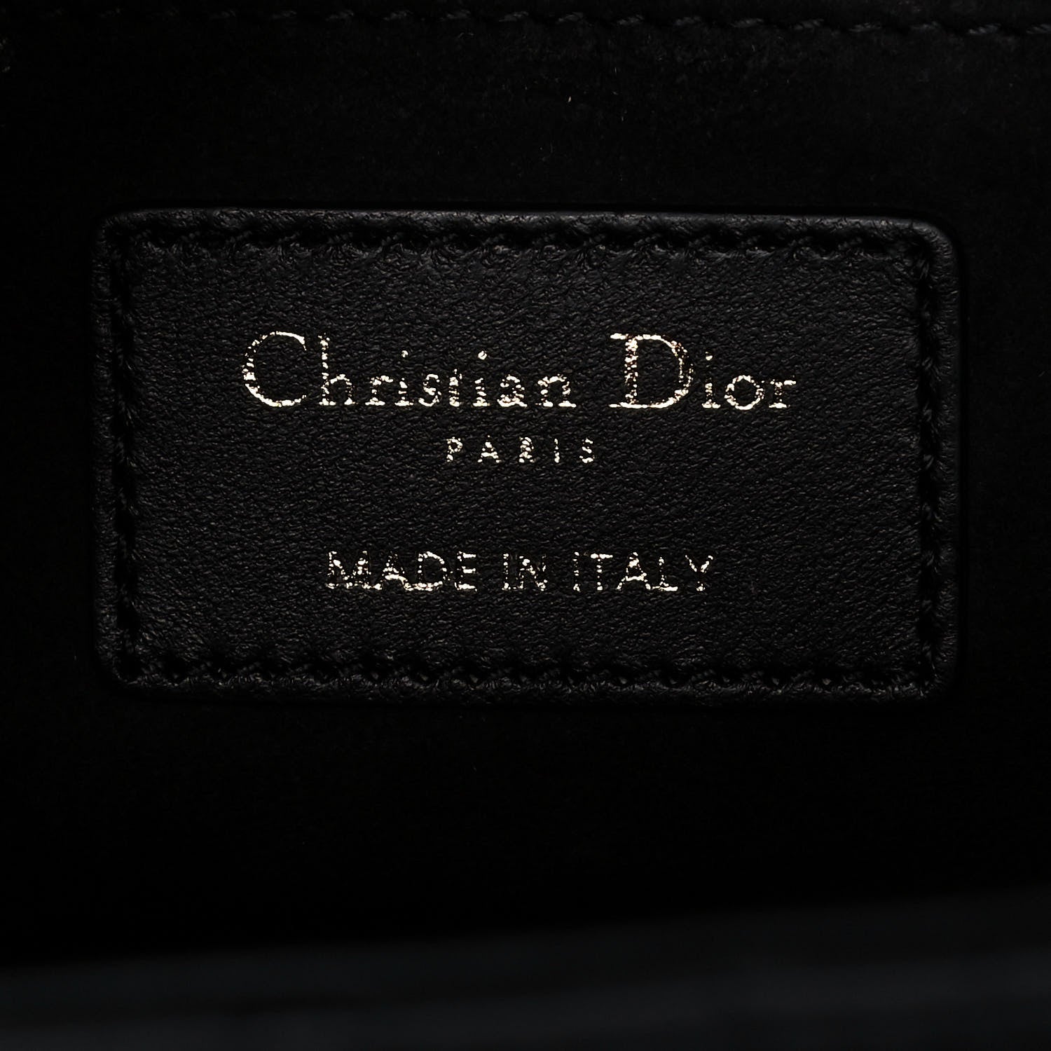 Christian Dior Lambskin Cannage Medium Lady Dior Black 6 of 14
