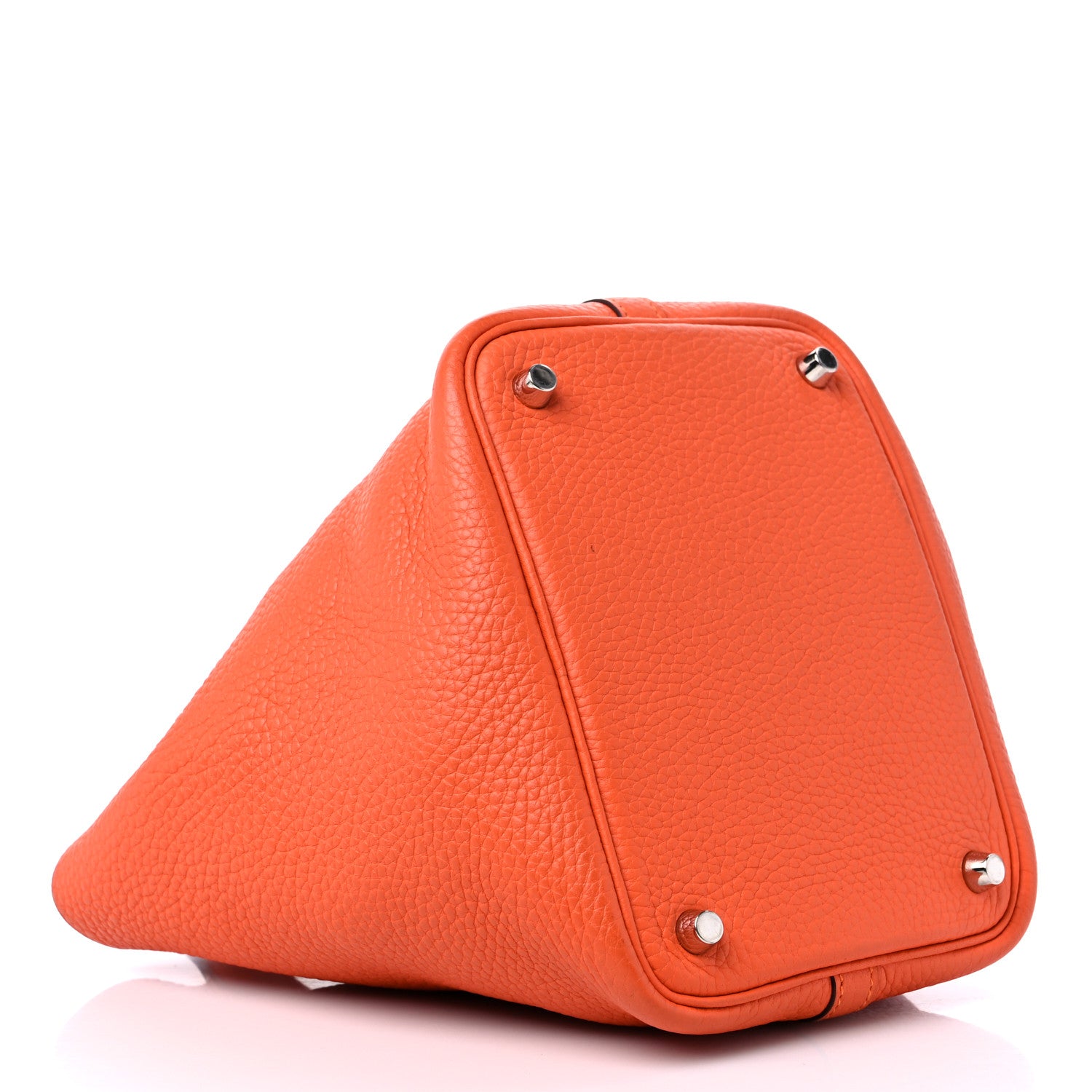 Hermes Taurillon Clemence Picotin Lock 18 PM Feu 4 of 11