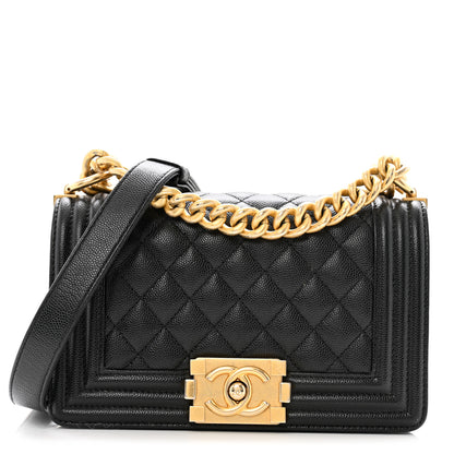 Chanel Caviar Quilted Small Boy Flap Black 1 of 15