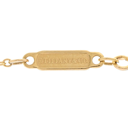 Tiffany 18K Yellow Gold Diamond Mini T Smile Pendant Necklace 4 of 4