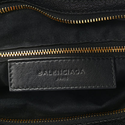 Balenciaga Chevre Gold Metallic Edge Hardware Velo Black 6 of 9