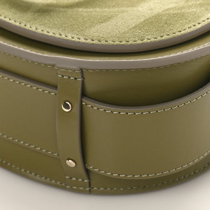Chloe Calfskin Suede Small Tess Bag Green 8 of 8
