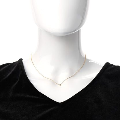 Cartier 18K Yellow Gold Diamond XS D'Amour Pendant Necklace 2 of 6