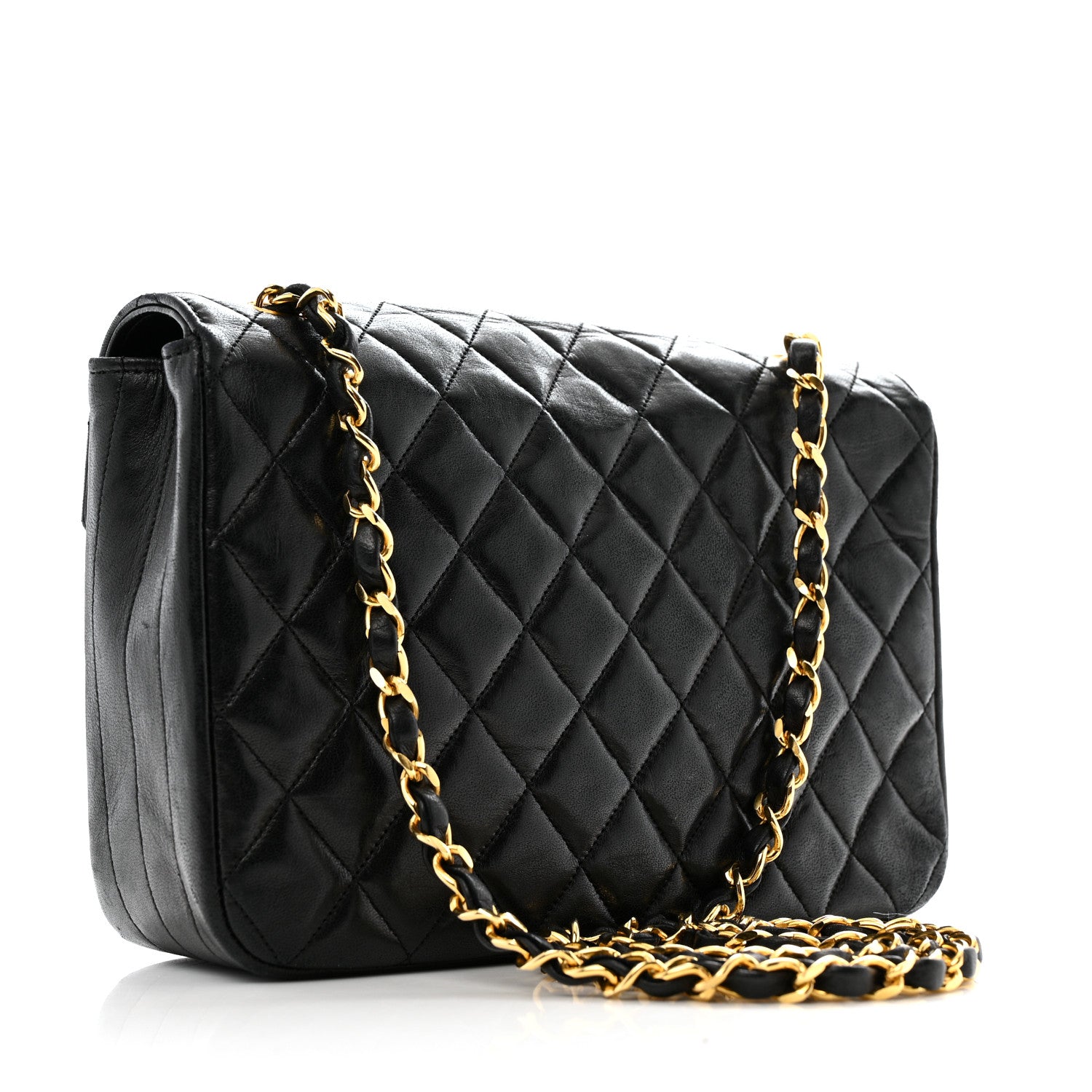 Chanel Lambskin Quilted Single Flap Black 3 of 15