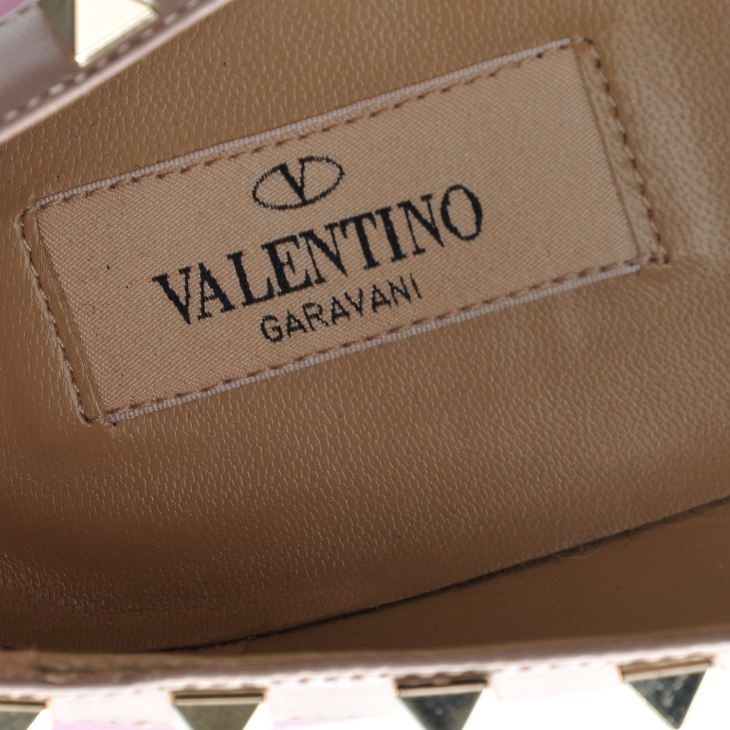 Valentino Garavani Patent Nappa Rockstud Ballerina Flats 38.5 Fuxia Poudre 7 of 8